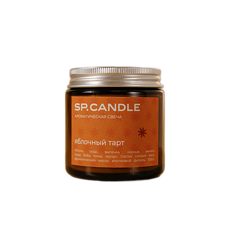 Свеча Яблочный тарт, 100г
