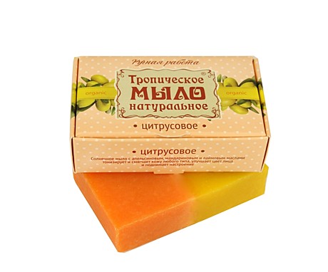 Мыло на оливковом масле MDP Цитрусовое, 100гр