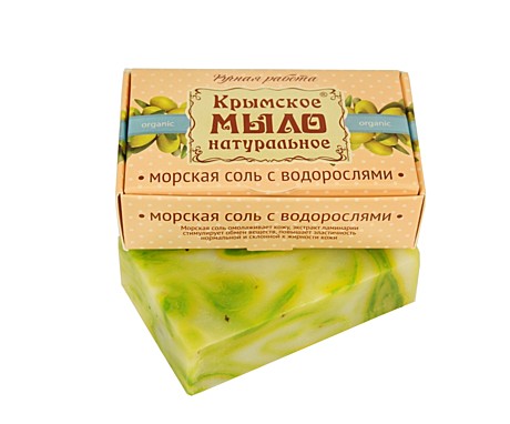 Мыло на оливк. масле MDP С морск. солью и водоросл., 100гр