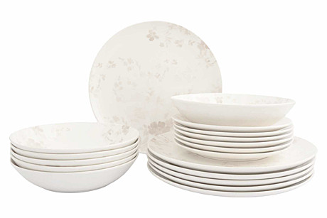 Тарелка закусочная Цветы и листья ANLAF-MB2810, 19,5 см