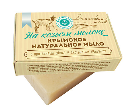 Мыло на козьем молоке MDP Дамасский шелк, 100гр