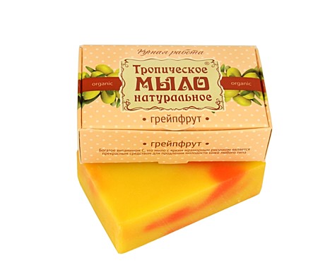 Мыло на оливковом масле MDP Грейпфрут, 100гр