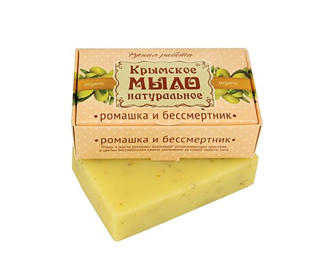 Мыло на оливковом масле MDP Ромашка и бессмертник, 100гр