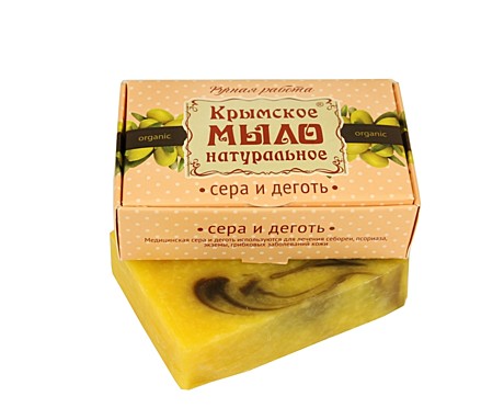 Мыло на оливковом масле MDP Серно-дегтярное, 100гр